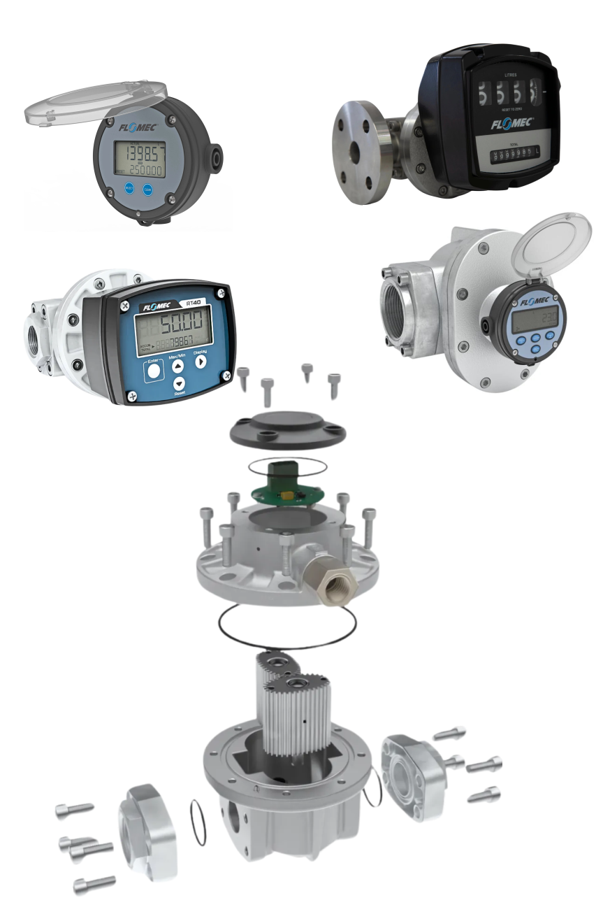 Flomec flowmeter components
